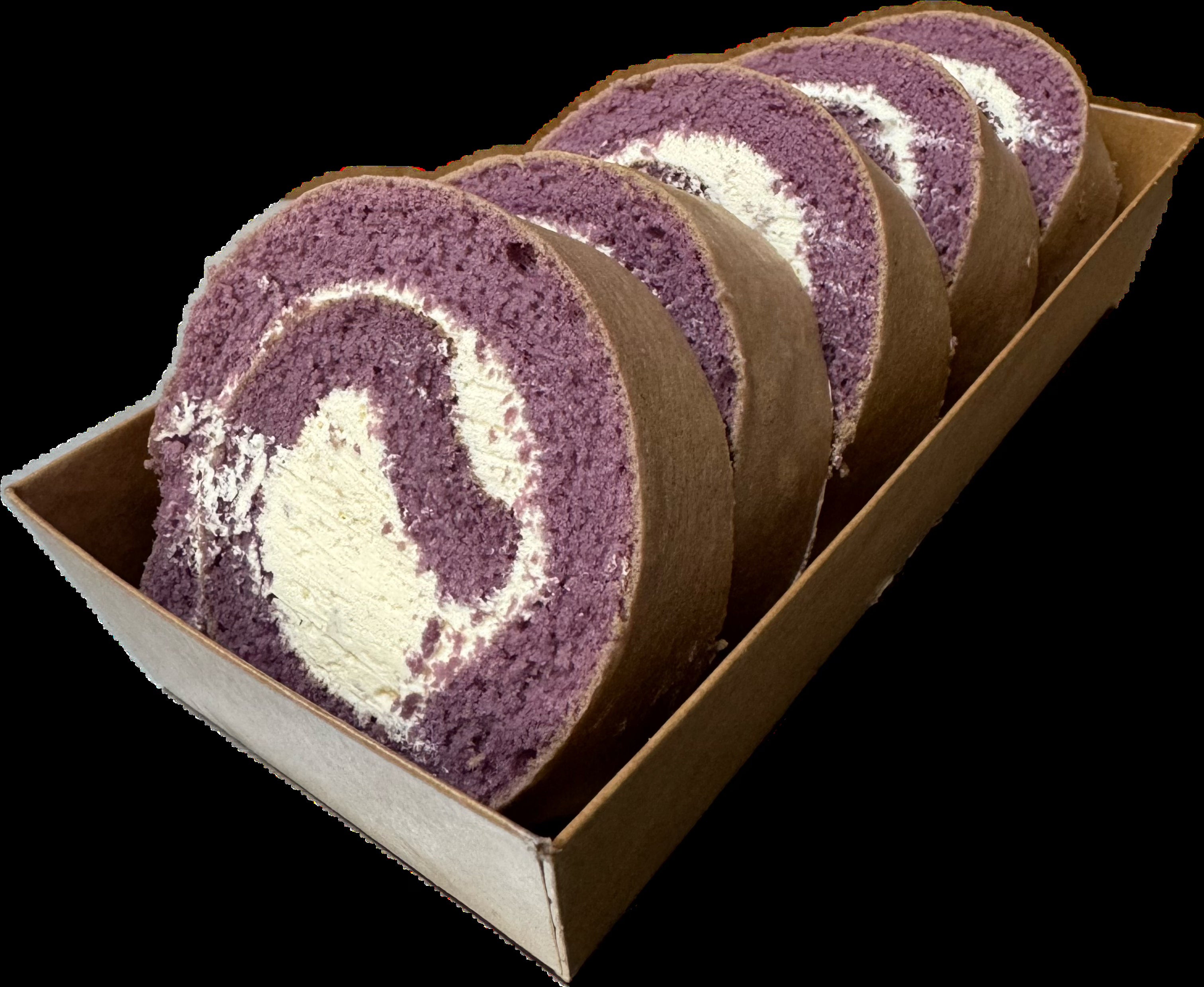 香芋风味瑞士卷Pandan swiss roll full roll