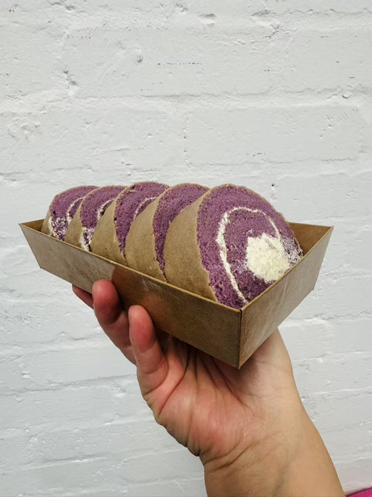 香芋风味瑞士卷5片装 Pandan swiss roll 5pcs